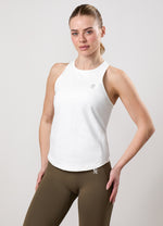 Gym King Power Lightweight Racer Tank - White thumbnail