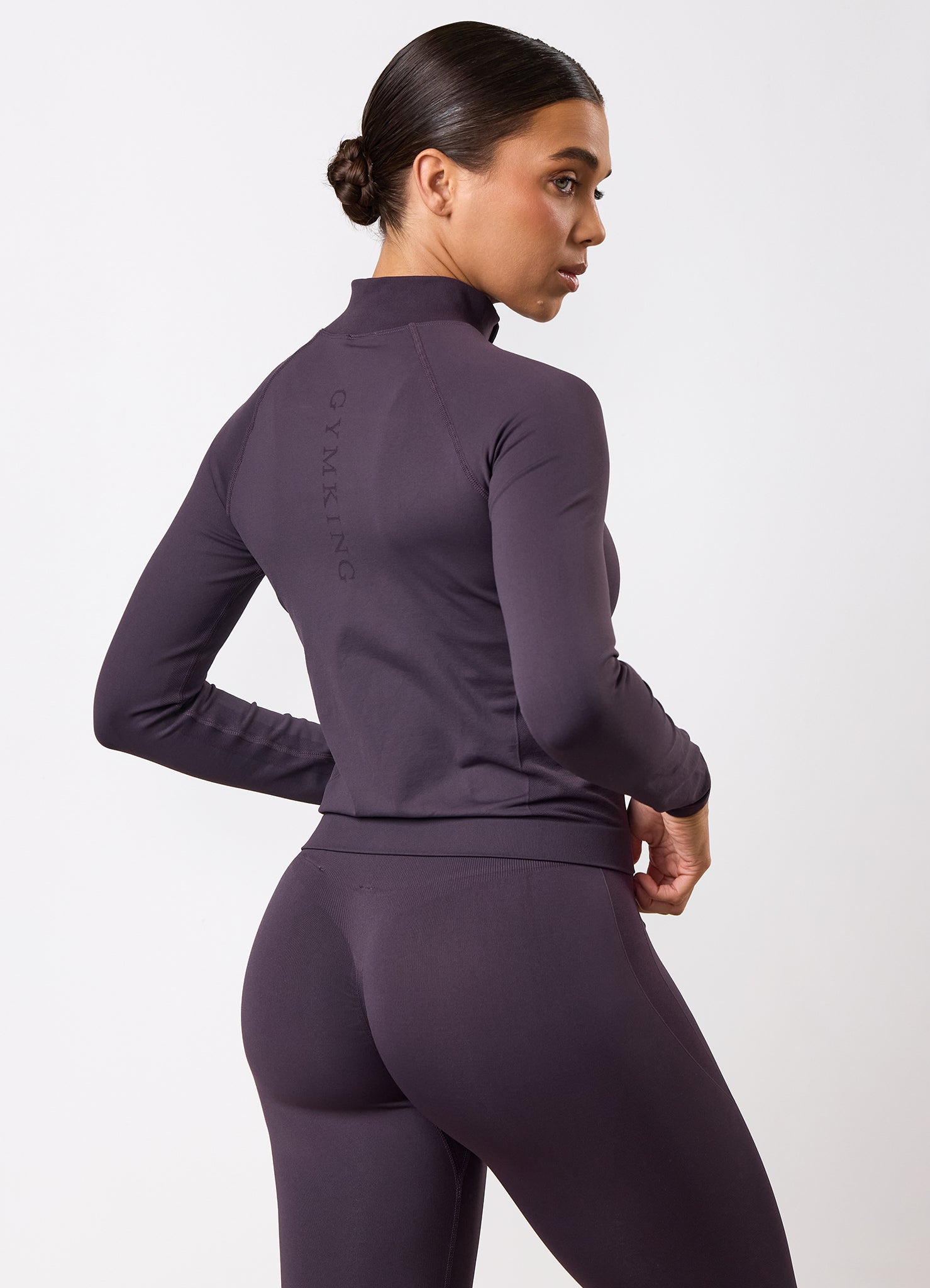 Gym King Power Lightweight Seamless Funnel - Deep Purple