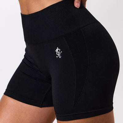 Gym King Power Lightweight Seamless Shorts - Black