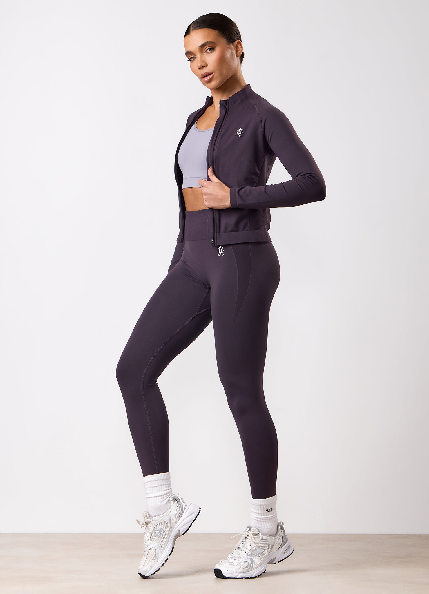 Gym King Power Lightweight Seamless Legging - Deep Purple
