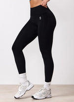 Gym King Power Lightweight Seamless Legging - Black thumbnail