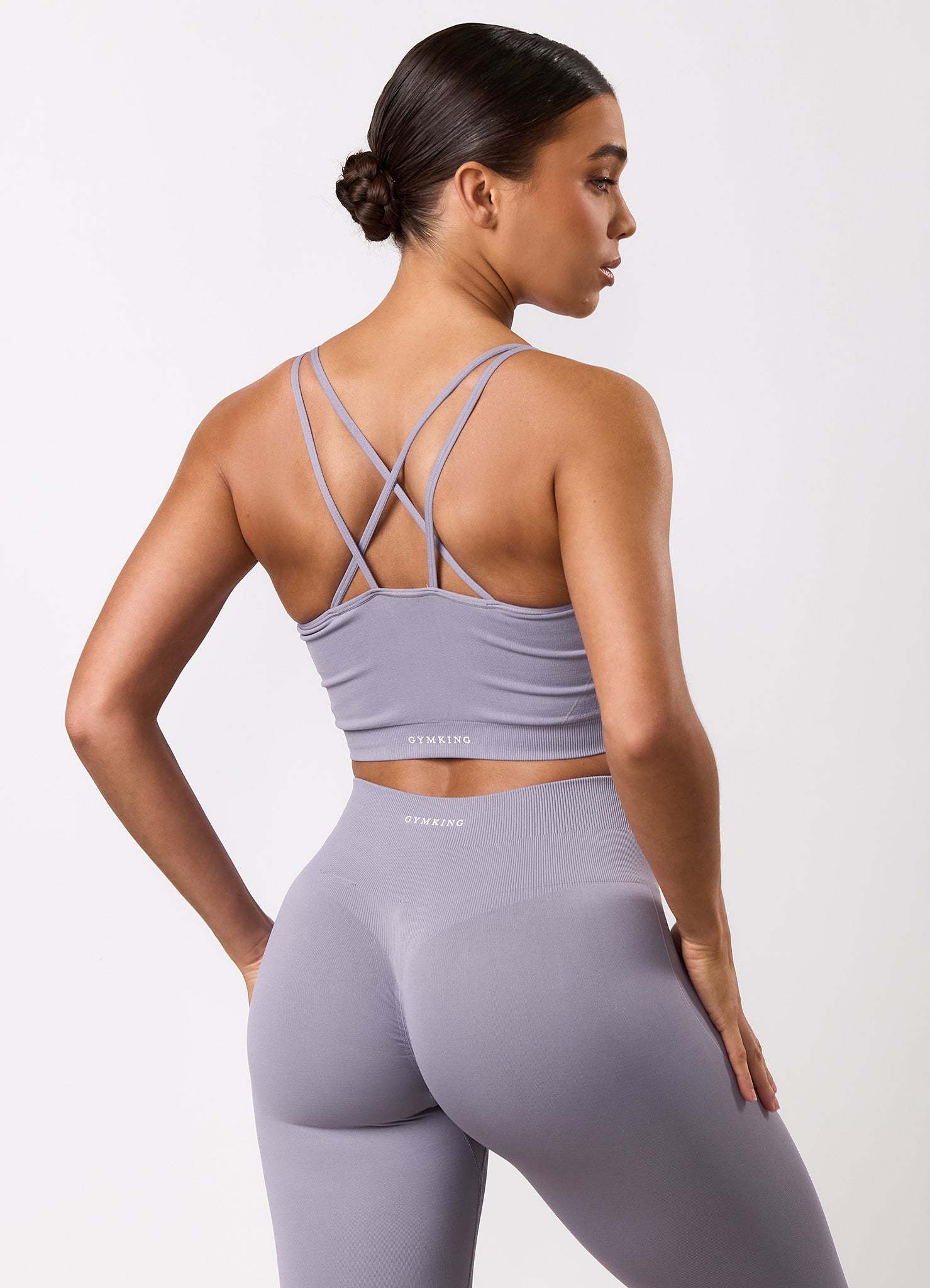 Gym King Power Lightweight Seamless Tank - Dusky Purple