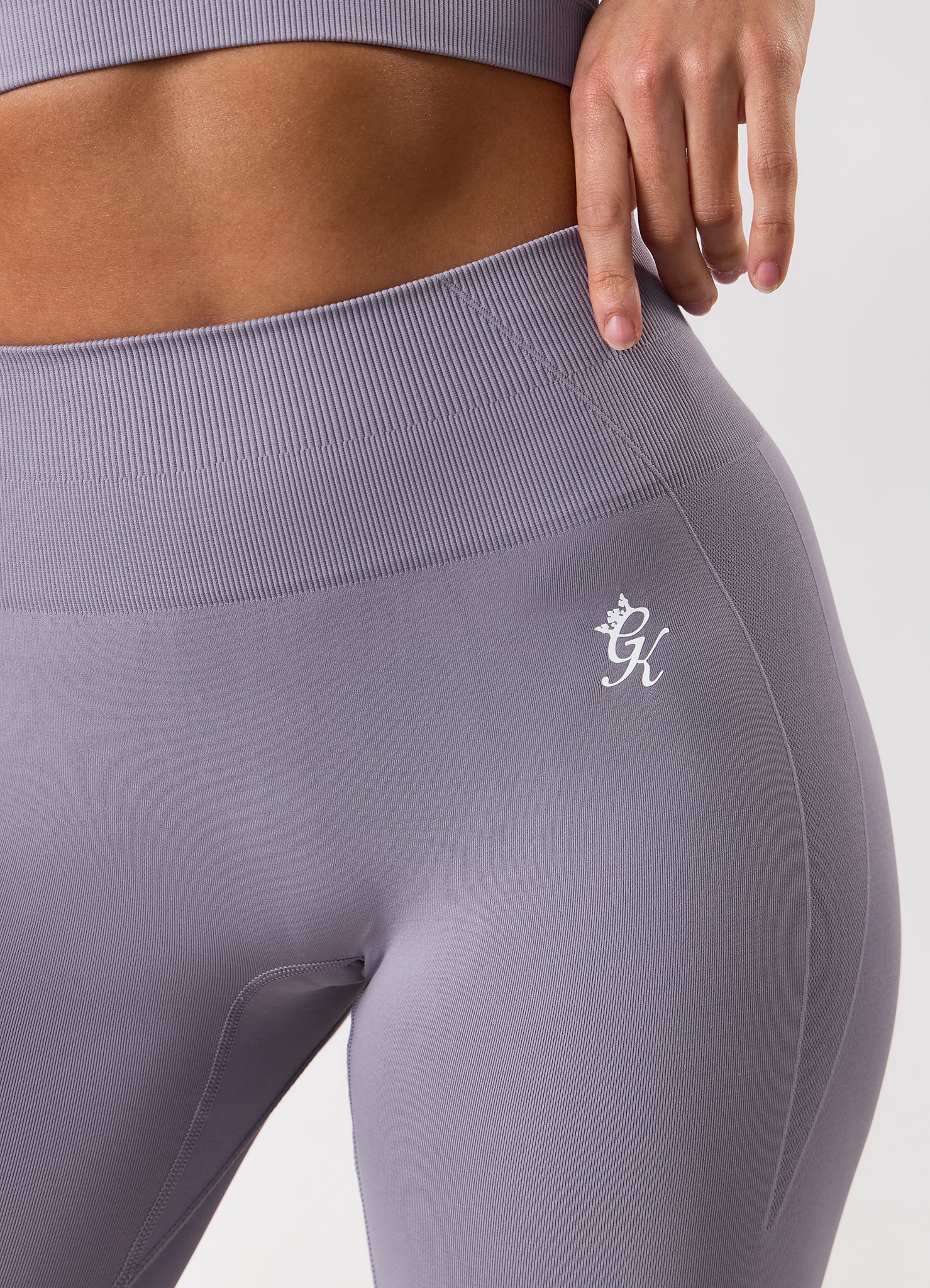Gym King Power Lightweight Seamless Legging - Dusky Purple