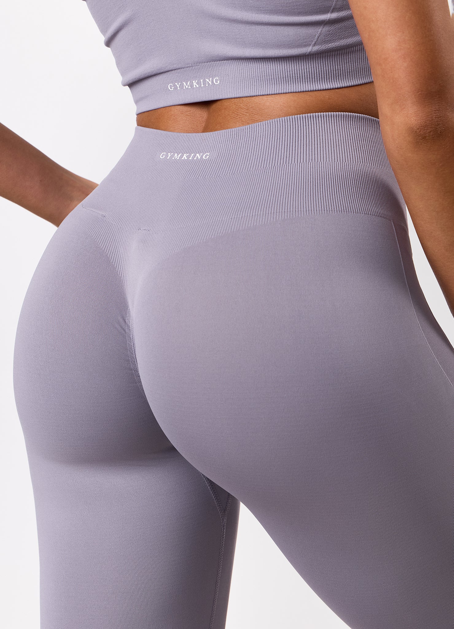 Gym King Power Lightweight Seamless Legging - Dusky Purple