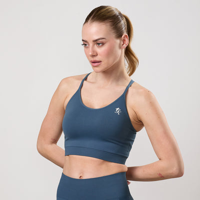 Gym King Power Lightweight Seamless Tank - Twilight Blue