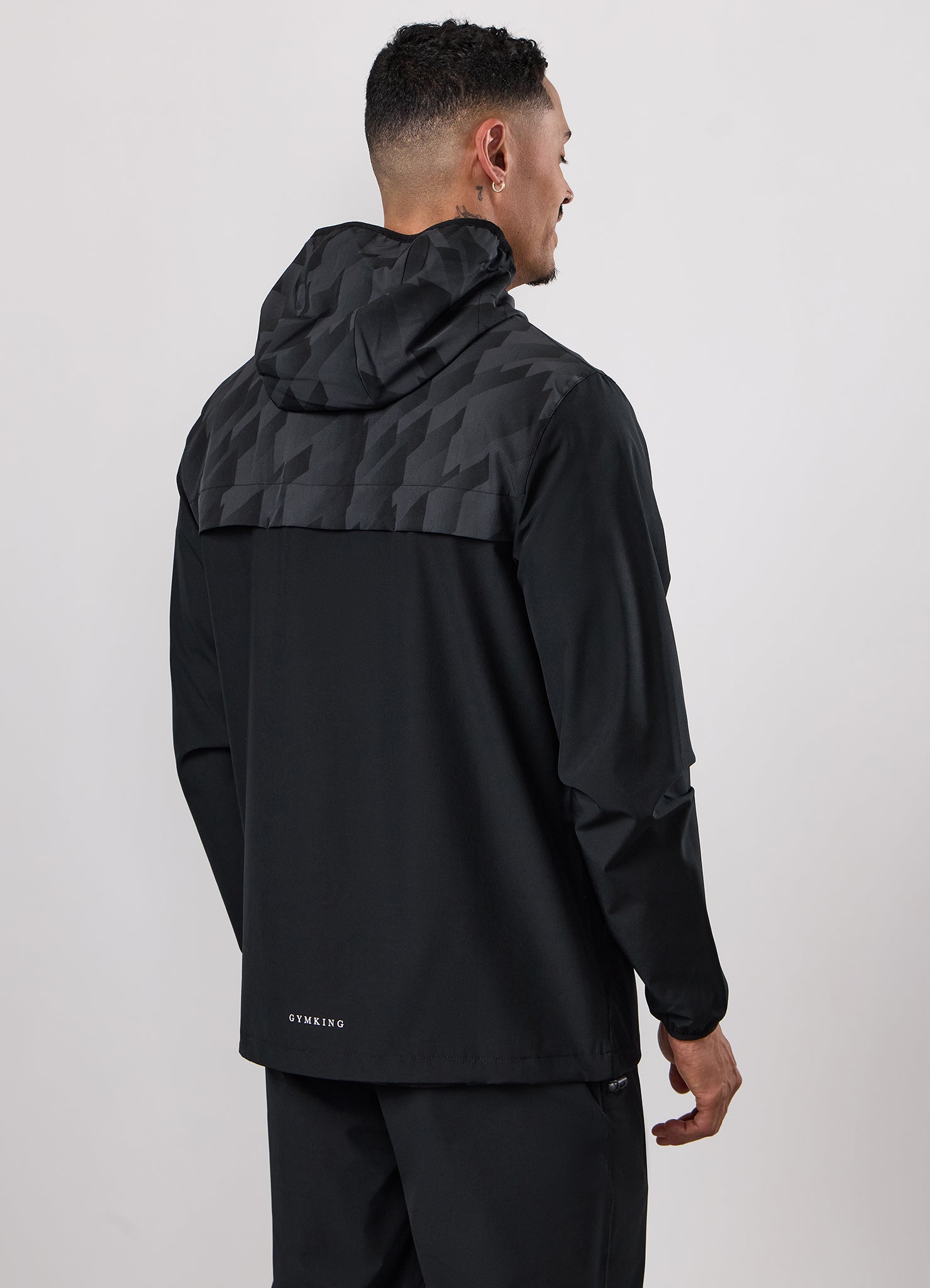 Gym King Power Training Full Zip Tracksuit - Black