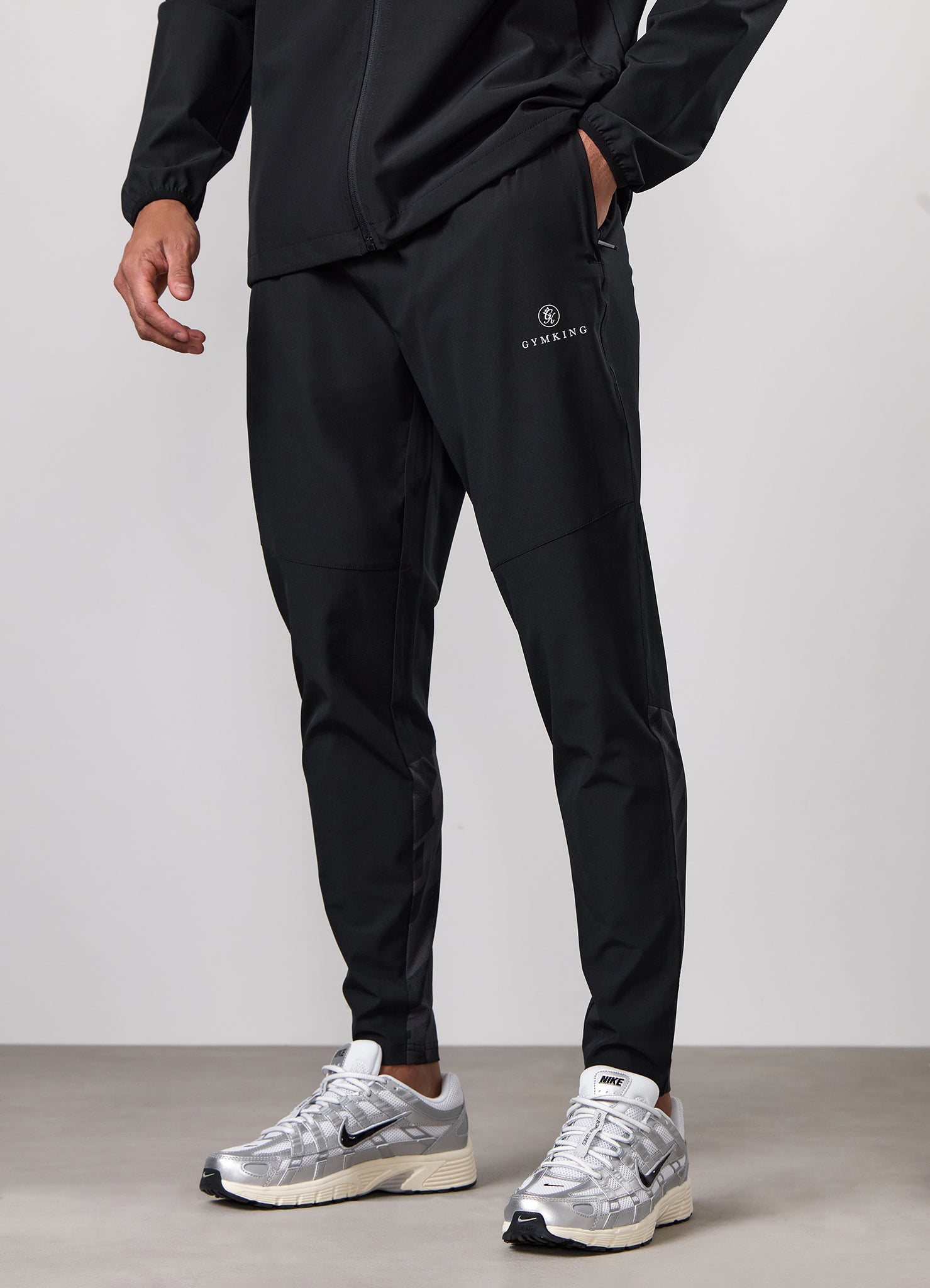 Gym King Power Training Full Zip Tracksuit - Black