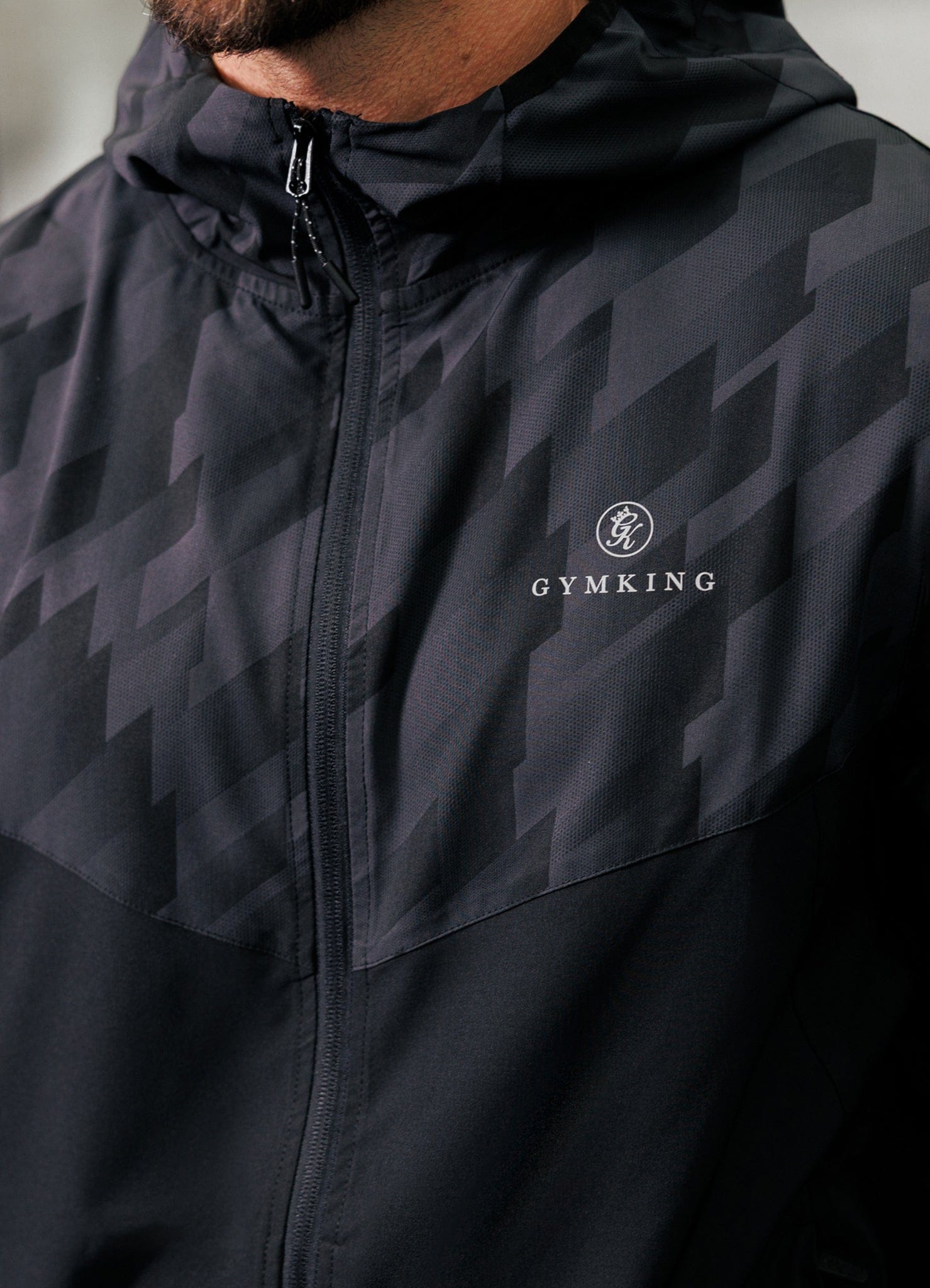 Gym King Power Training Hoodie - Black