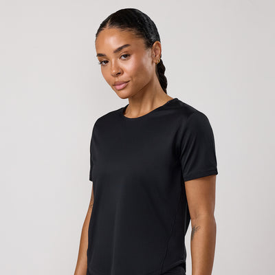 Gym King Precision Cap Sleeve Tee - Black