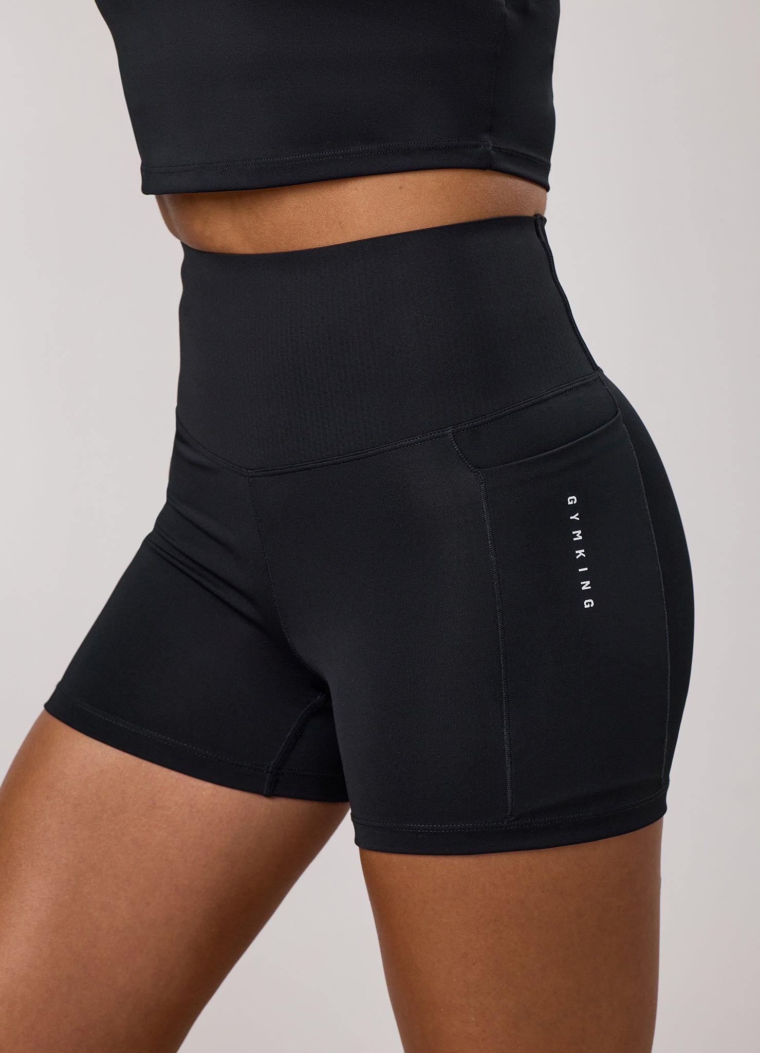 Gym King Precision 4" Short - Black