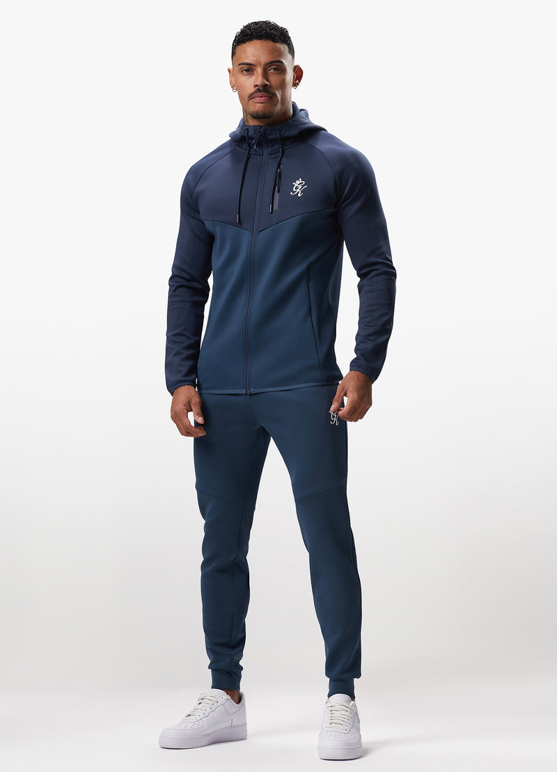 Gym King Precision FZ Hood - Twilight Blue/Storm Blue