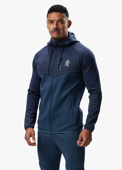 Gym King Precision FZ Hood - Twilight Blue/Storm Blue