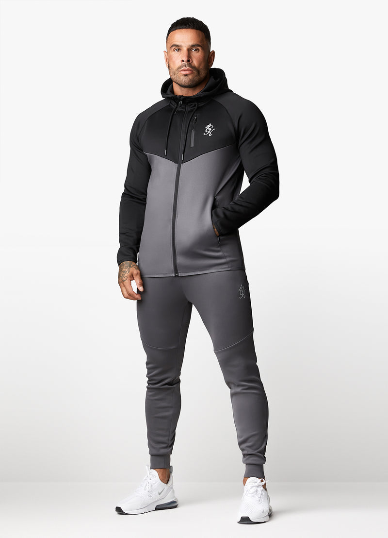 Gym King Precision Full Zip Hood - Graphite