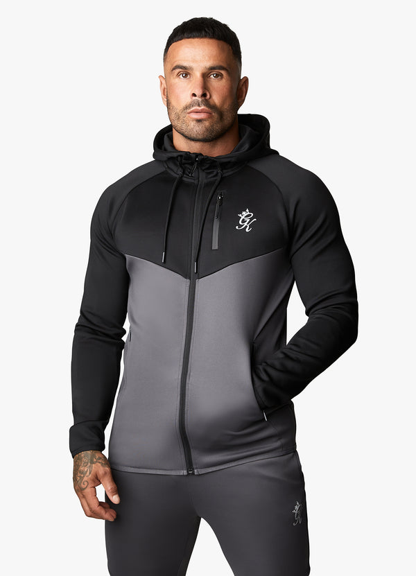 Gym King Precision Full Zip Hood - Graphite