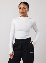 Gym King Precision Long Sleeve Tee - White thumbnail