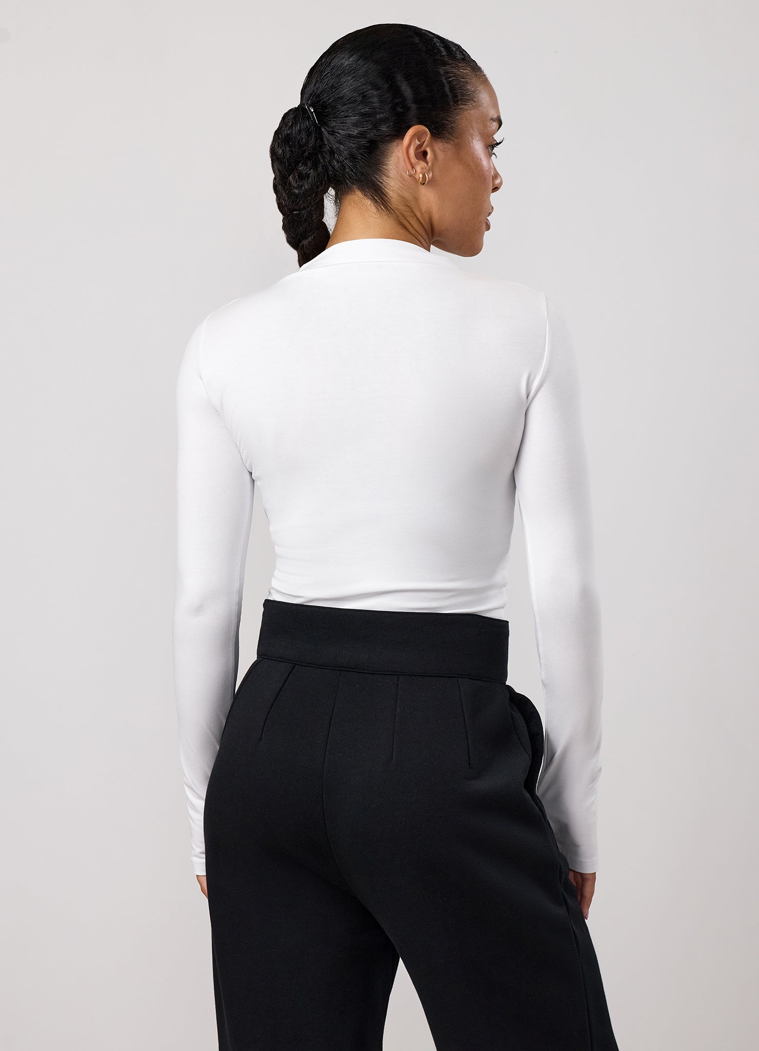 Gym King Precision Long Sleeve Tee - White