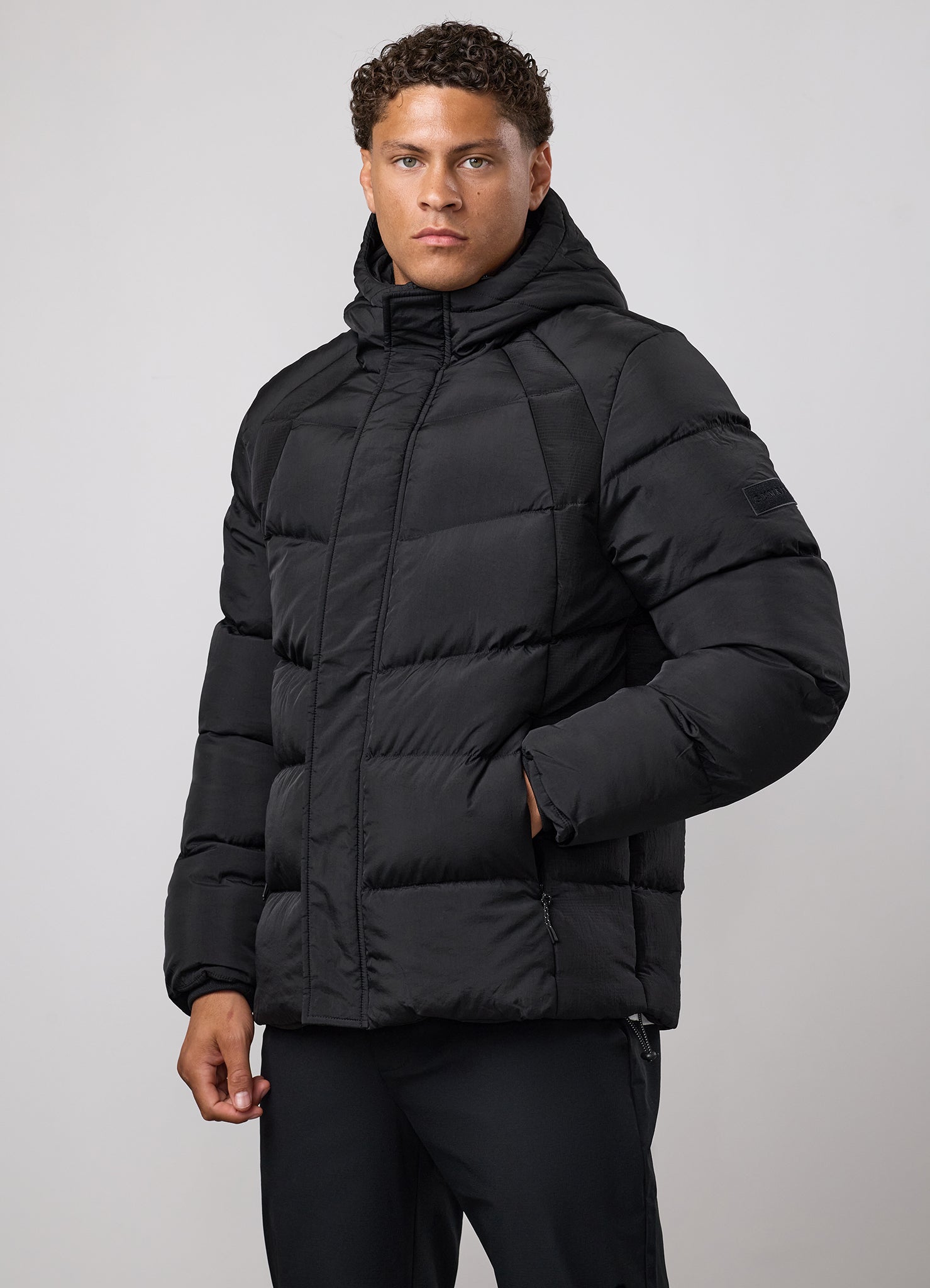 Gym King Precision Puffer Jacket - Black