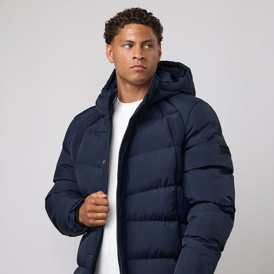 Gym King Precision Puffer Jacket - Navy