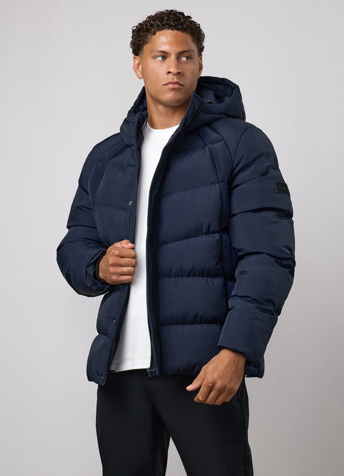 Gym King Precision Puffer Jacket - Navy