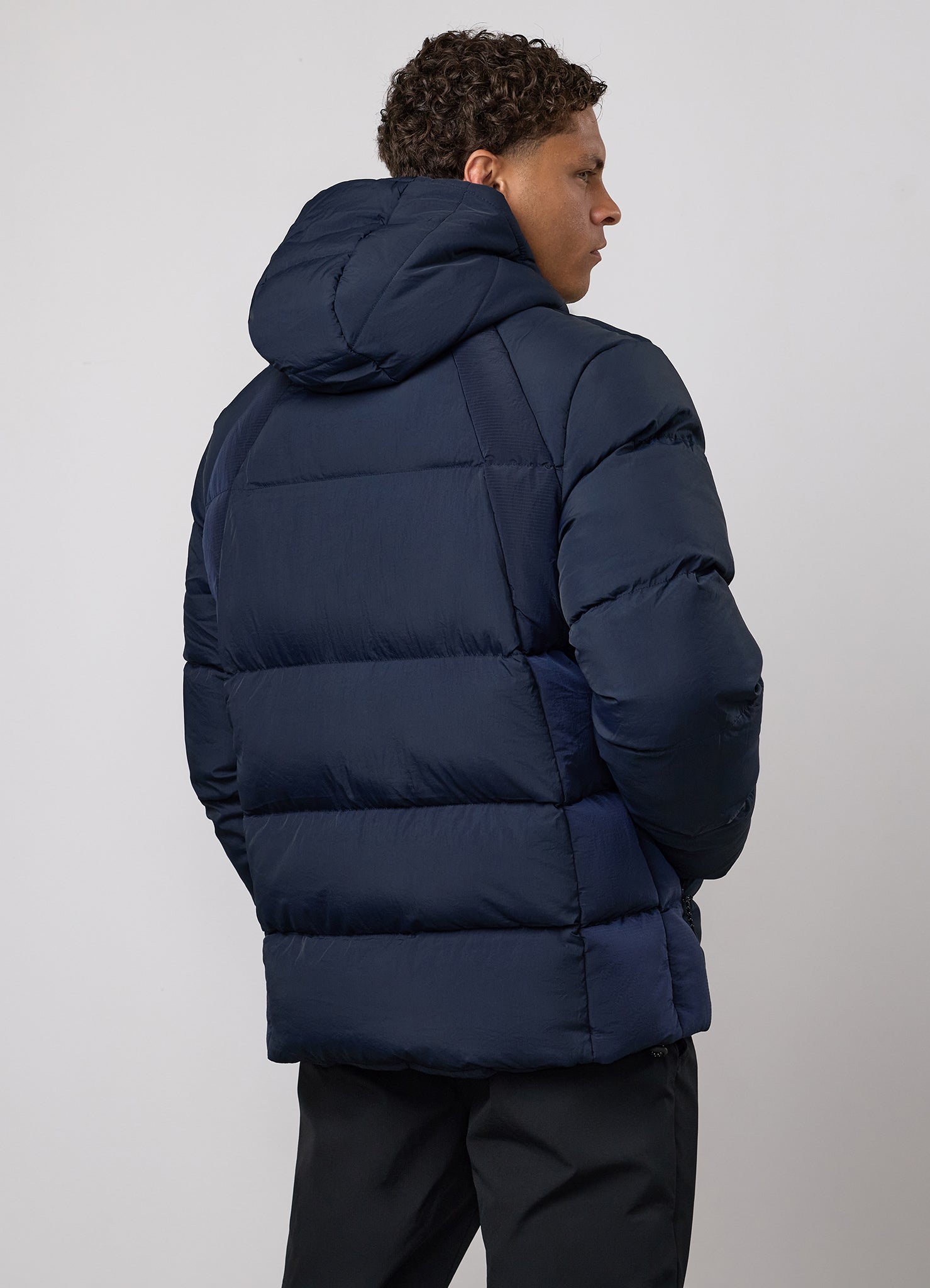 Gym King Precision Puffer Jacket - Navy