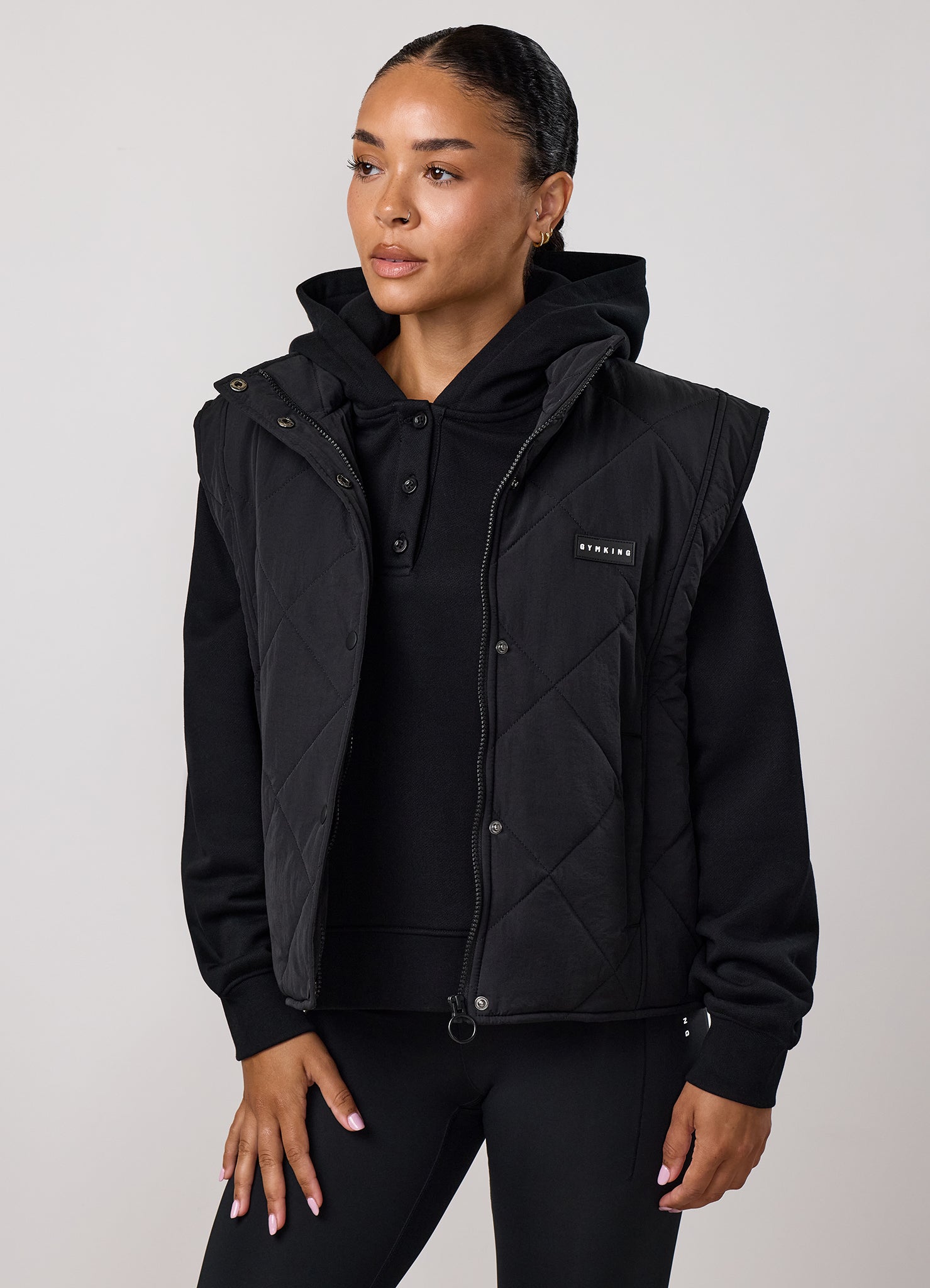 Gym King Precision Gilet - Black