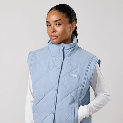 Gym King Precision Gilet - Chalk Blue