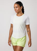 Gym King Precision Cap Sleeve Tee - White thumbnail