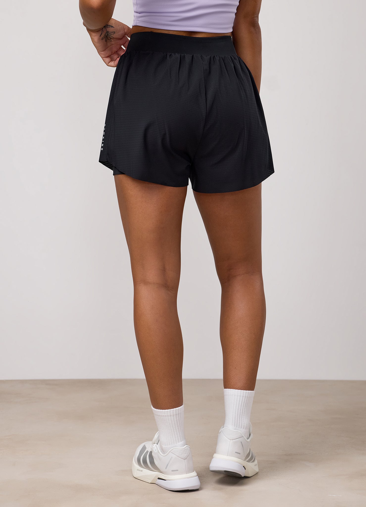 Gym King Precision Running Short - Black