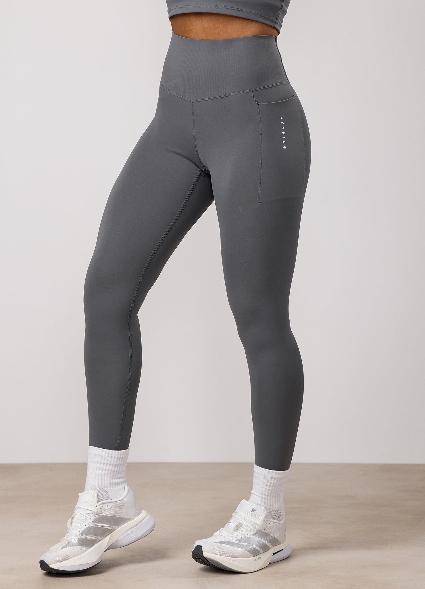 Gym King Precision Legging - Lava Grey