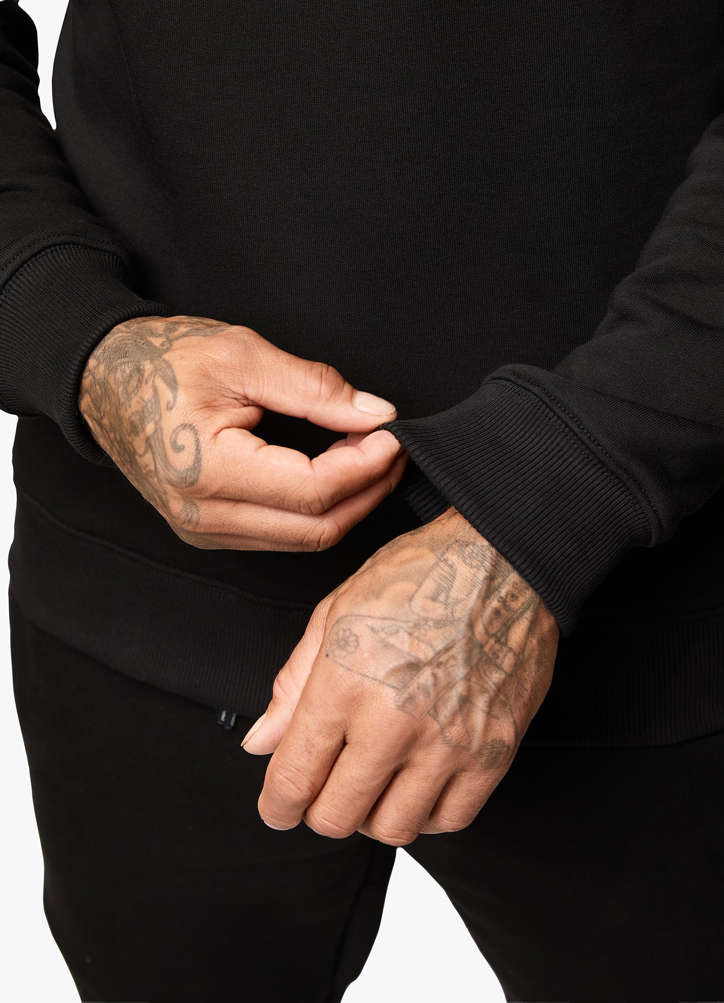 Gym King Premium Taped Crew - Black/Gold