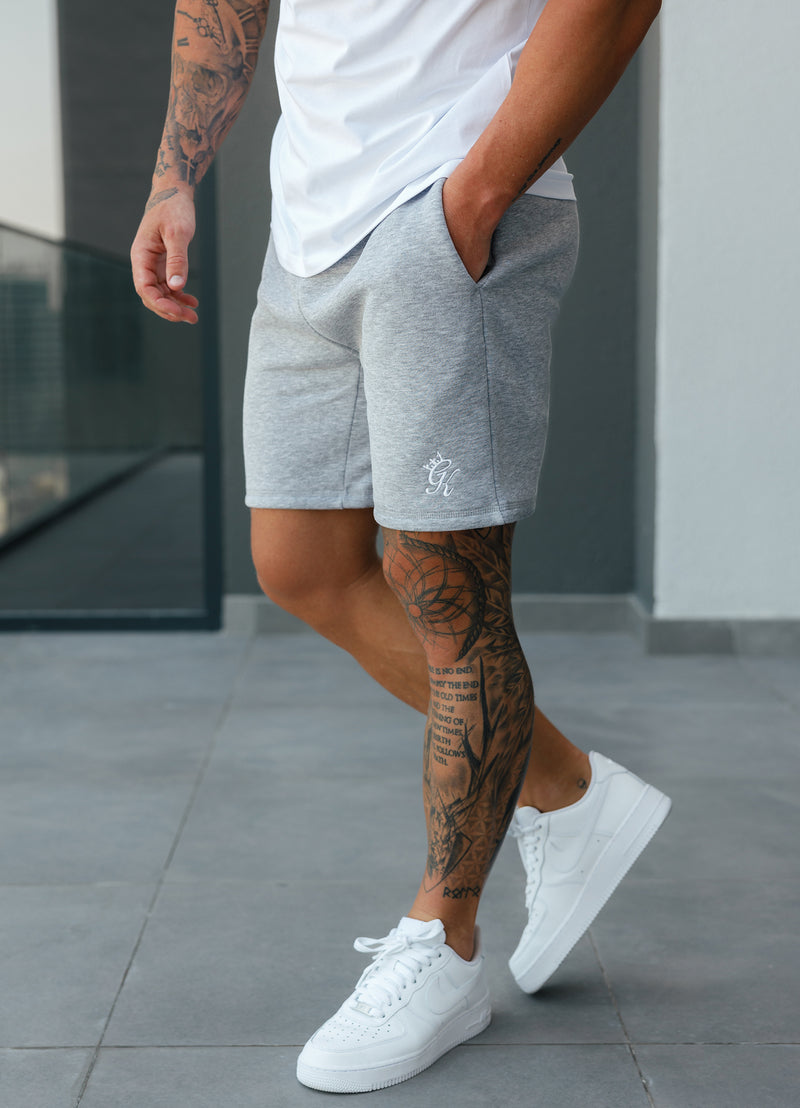 Gym King Fundamental Fleece Short - Grey Marl