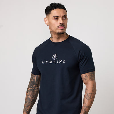 Gym King Pro Logo Tee - Navy