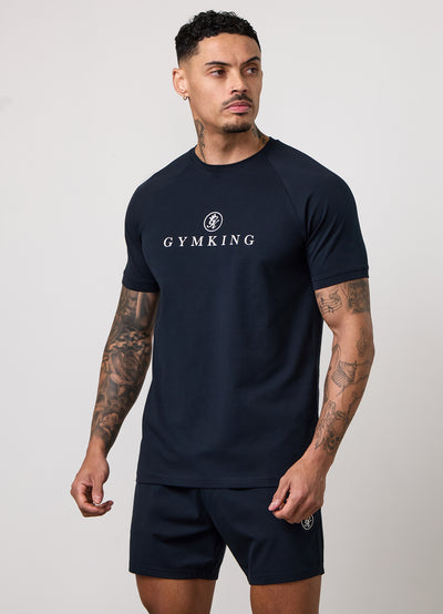 Gym King Pro Logo Tee - Navy