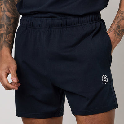 Gym King Pro Logo Jersey 6" Short - Navy