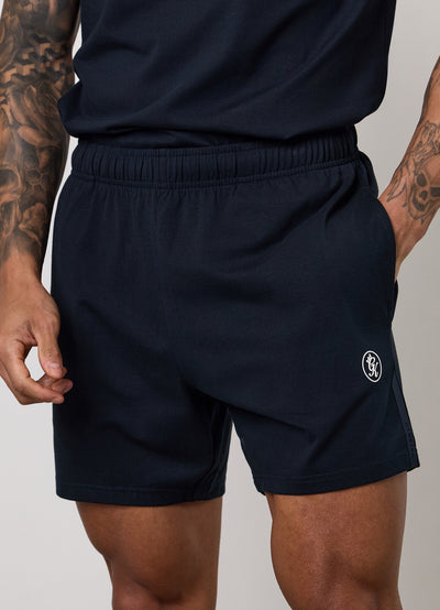 Gym King Pro Logo Jersey 6" Short - Navy