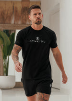 Gym King Pro Logo Tee - Black/White thumbnail