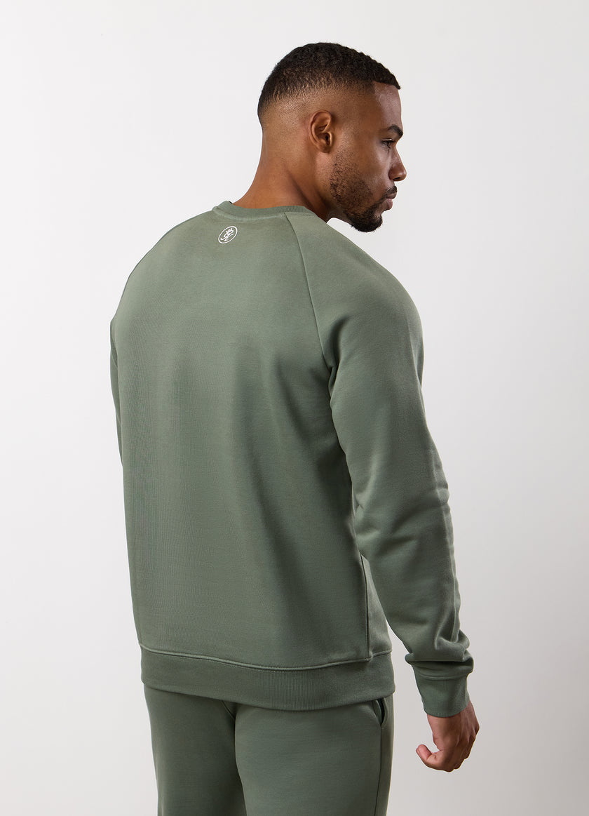 Gym King Pro Crew - Sage Grey