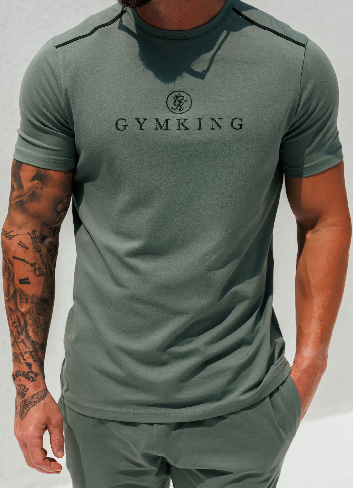 Gym King Pro Logo V2 Jersey Tee - Fern