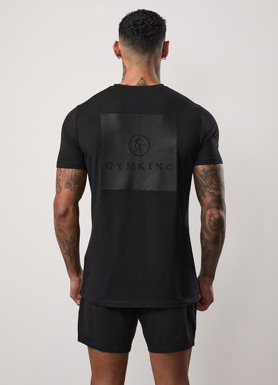 Gym King Pro Graphic Tee - Black