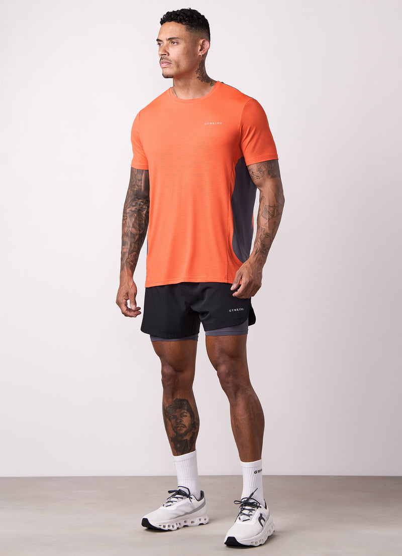 Gym King Progress 2-In-1 Short - Black/Graphite