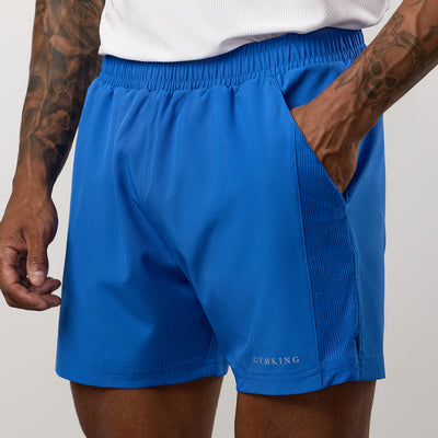 Gym King Progress Panel Short - Electric Blue