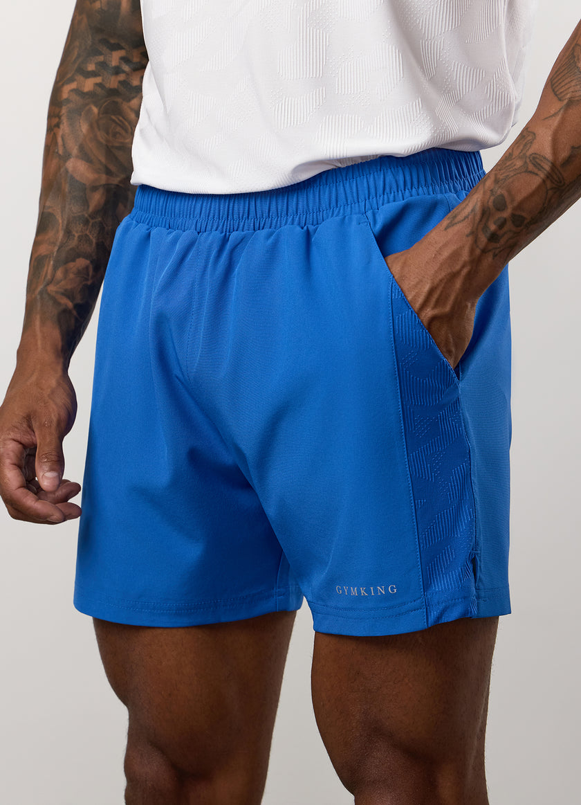 Gym King Progress Panel Short - Electric Blue