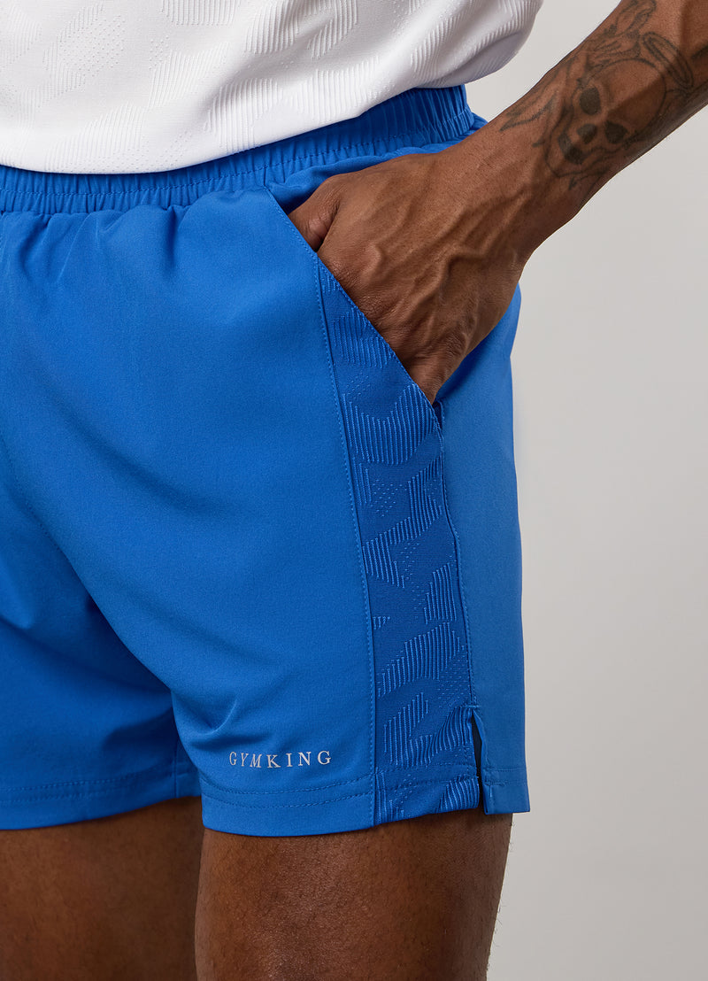 Gym King Progress Panel Short - Electric Blue