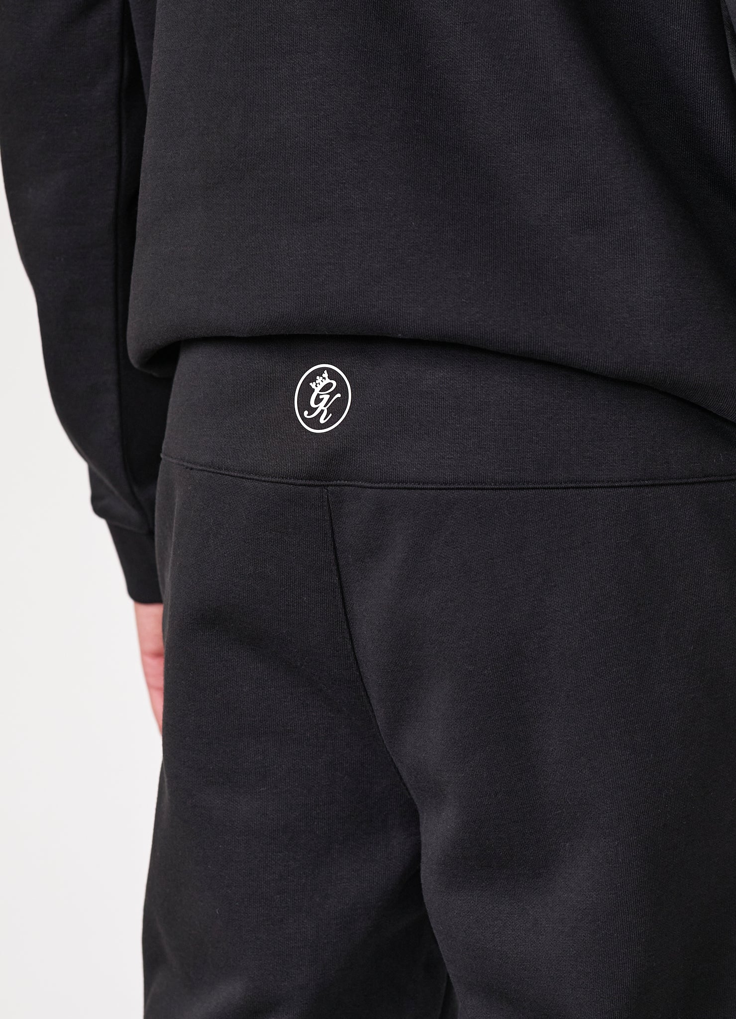 Gym King Kids Pro Hood Tracksuit - Black