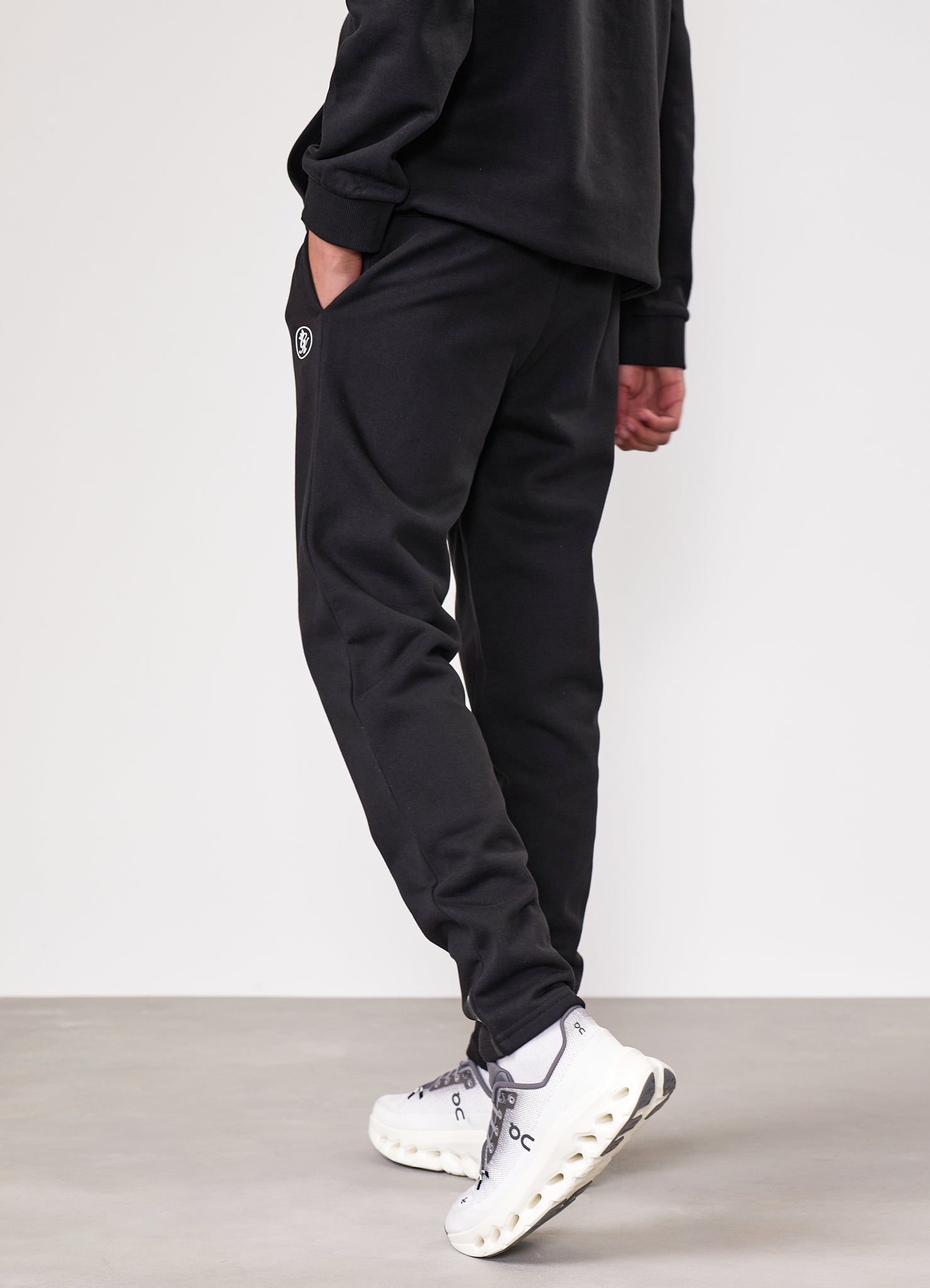 Gym King Kids Pro Hood Tracksuit - Black
