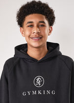 Gym King Kids Pro Hood Tracksuit - Black