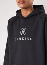 Gym King Kids Pro Hood Tracksuit - Black