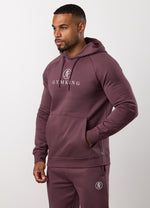 Gym King Pro Hood Tracksuit - Deep Plum