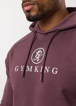 Gym King Pro Hood Tracksuit - Deep Plum