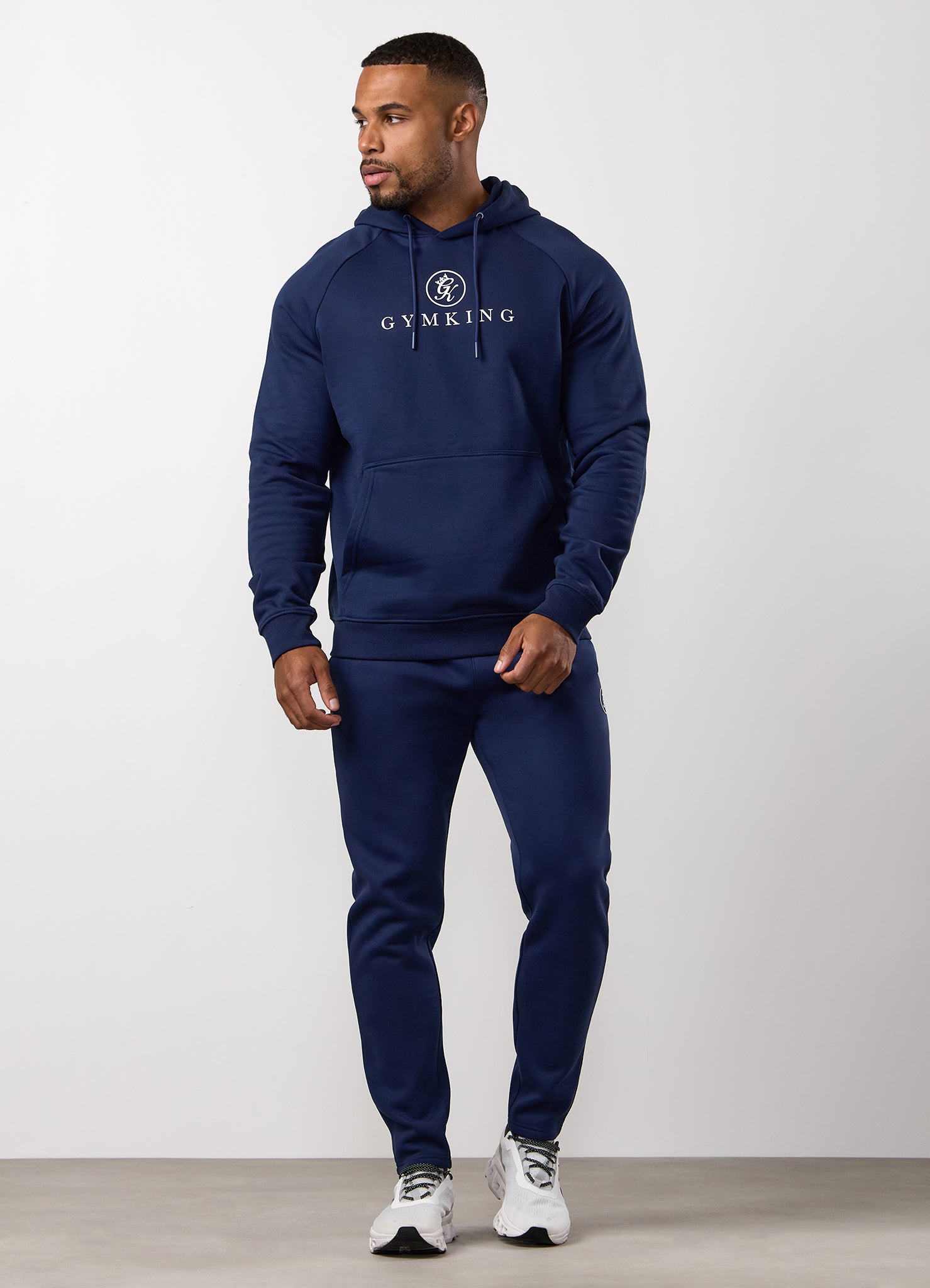 Gym King Pro Hood Tracksuit - Oxford Blue